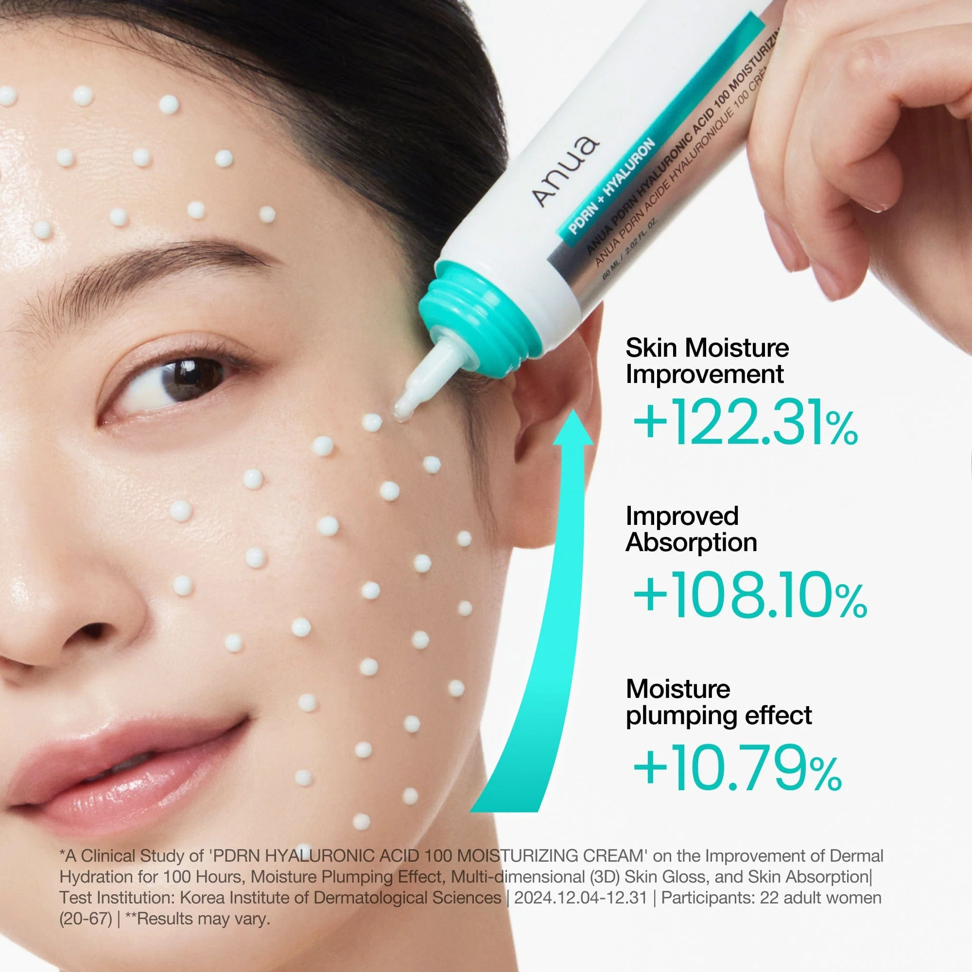 Anua US Moisturizer PDRN Hyaluronic Acid 100 Moisturizing Cream