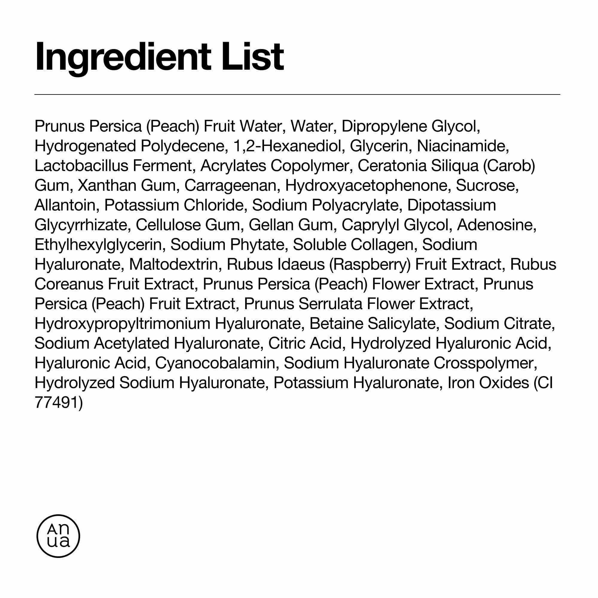 Anua US Sheet Mask 4ea Peach 70 Niacin Brightening Collagen Mask