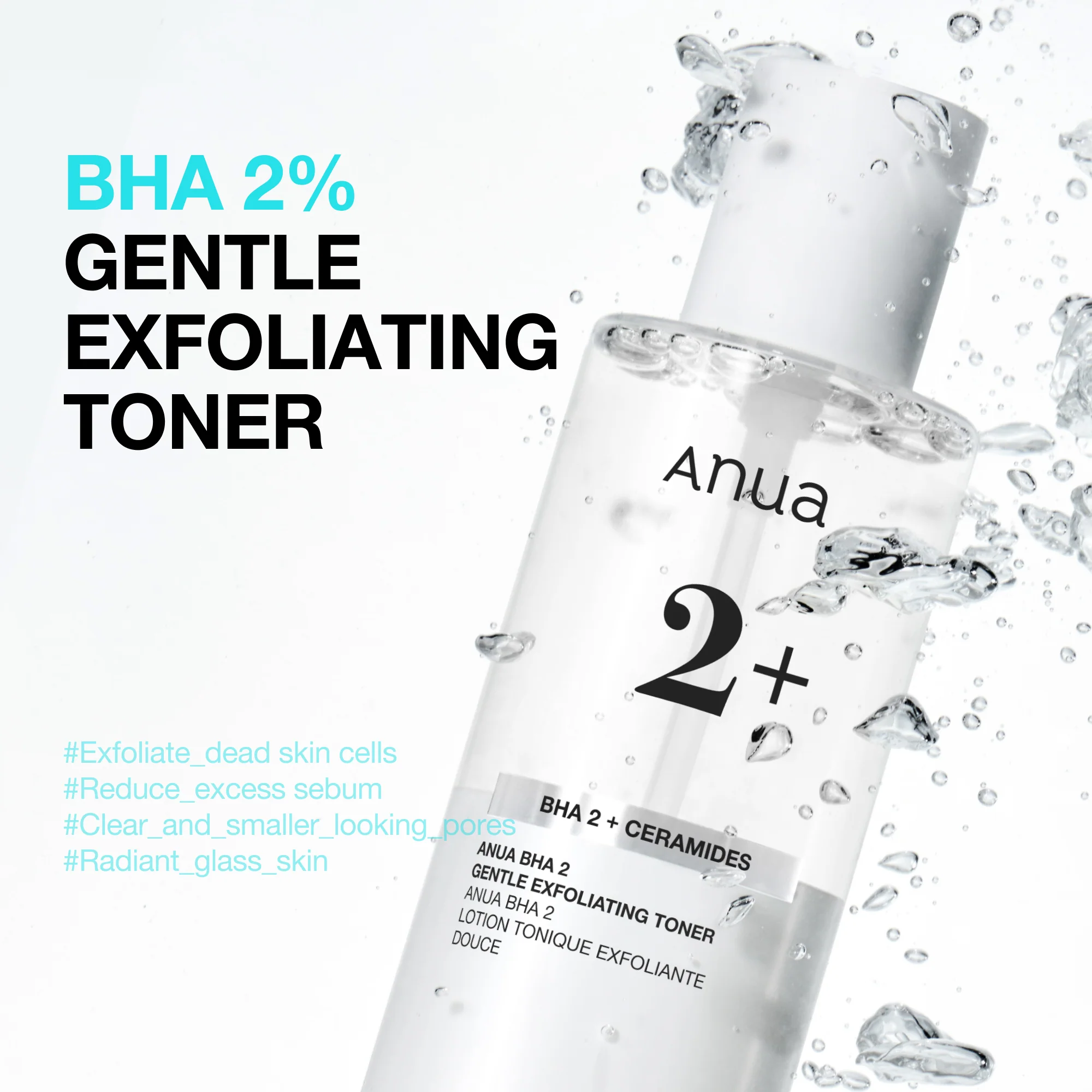 Anua US Toner 150ml BHA 2% Gentle Exfoliating Toner