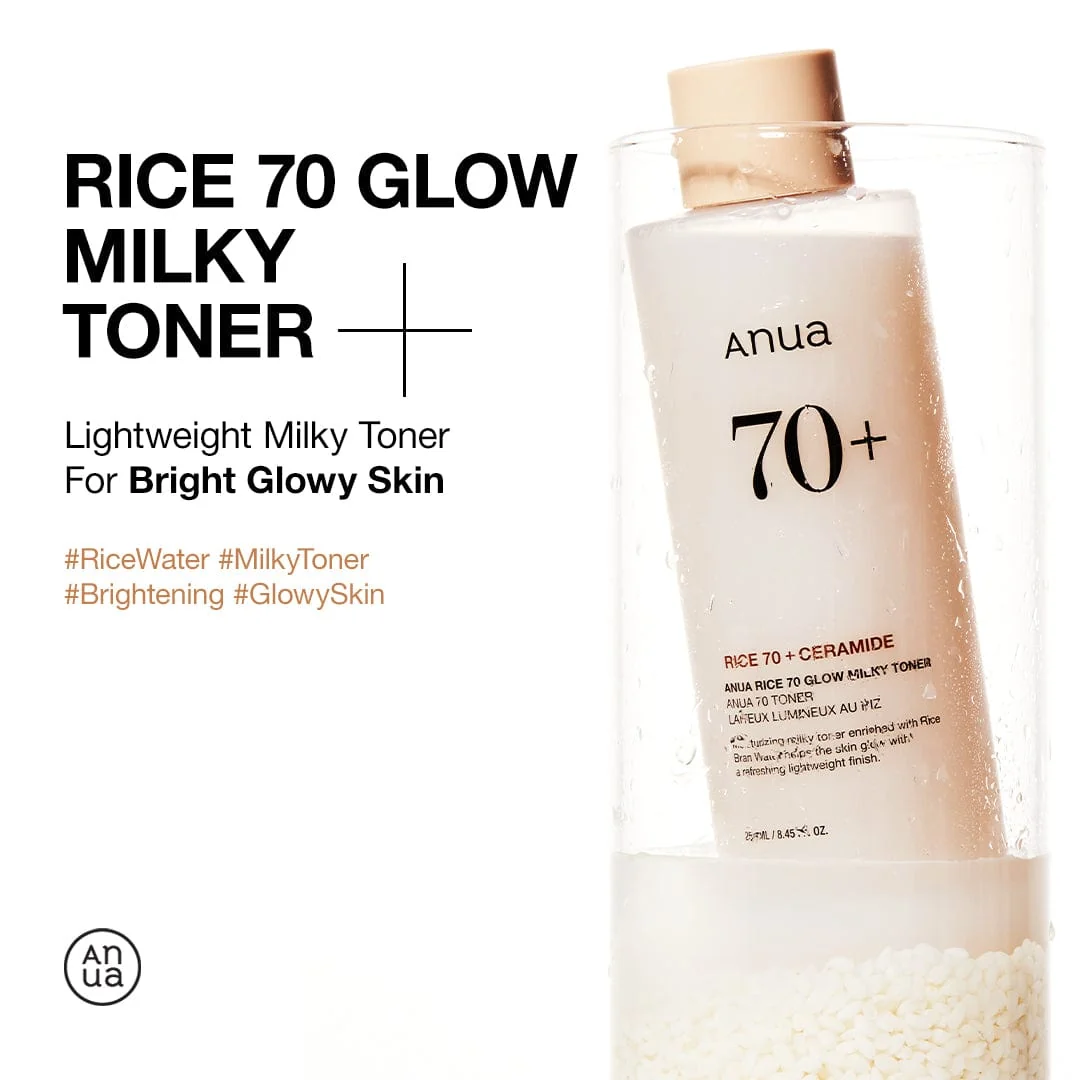 Anua US Toner 250ml Rice 70 Glow Milky Toner