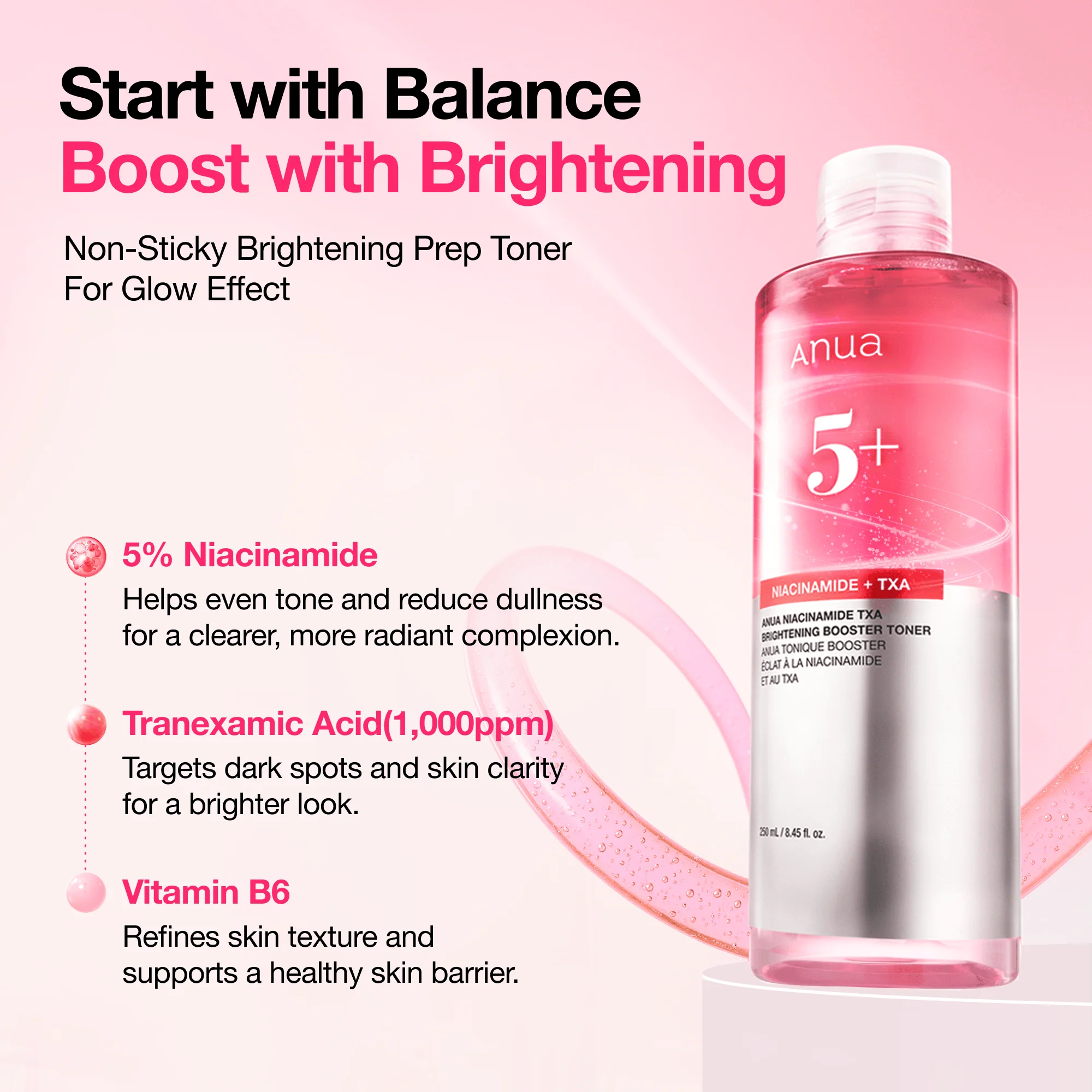 Anua US Toner Niacinamide Tranexamic Acid Brightening Booster Toner Niacinamide Tranexamic Acid Brightening Booster Toner