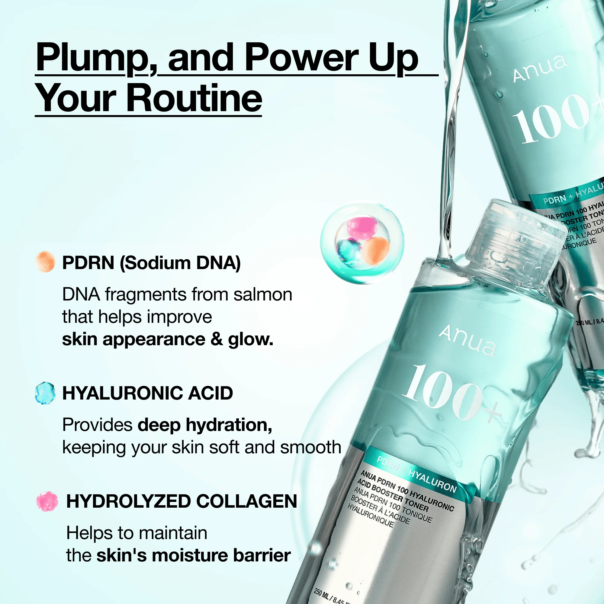 Anua US Toner PDRN 100 Hyaluronic Acid Booster Toner